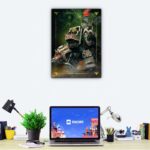 تابلو عکس گیمینگ وار همر - ارک‌ها (عمودی) Orks-006 - Image 2