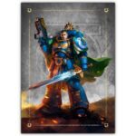 تابلو عکس گیمینگ وار همر - اسپیس مارینز (عمودی) Space Marines-001