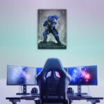 تابلو عکس گیمینگ وار همر - اسپیس مارینز (عمودی) Space Marines-002 - Image 6