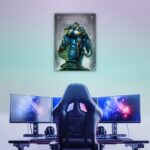تابلو عکس گیمینگ وار همر - اسپیس مارینز (عمودی) Space Marines-005 - Image 6