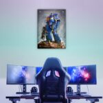 تابلو عکس گیمینگ وار همر - اسپیس مارینز (عمودی) Space Marines-007 - Image 6