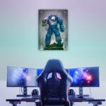 تابلو عکس گیمینگ وار همر - اسپیس مارینز (عمودی) Space Marines-008 - Image 6