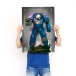 تابلو عکس گیمینگ وار همر - اسپیس مارینز (عمودی) Space Marines-008 - Image 3