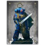 تابلو عکس گیمینگ وار همر - اسپیس مارینز (عمودی) Space Marines-009
