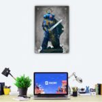 تابلو عکس گیمینگ وار همر - اسپیس مارینز (عمودی) Space Marines-009 - Image 2