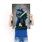 تابلو عکس گیمینگ وار همر - اسپیس مارینز (عمودی) Space Marines-009 - Image 3