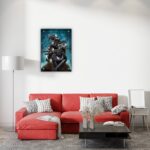 تابلو عکس گیمینگ وار همر - اسپیس مارینز (عمودی) Space Marines-011 - Image 7