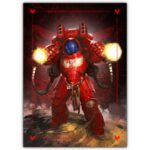 تابلو عکس گیمینگ وار همر - اسپیس مارینز (عمودی) Space Marines-015