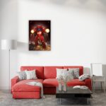 تابلو عکس گیمینگ وار همر - اسپیس مارینز (عمودی) Space Marines-015 - Image 7