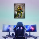 تابلو عکس گیمینگ وار همر - اسپیس مارینز (عمودی) Space Marines-019 - Image 6