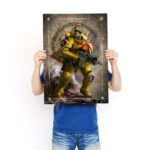 تابلو عکس گیمینگ وار همر - اسپیس مارینز (عمودی) Space Marines-019 - Image 3