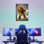 تابلو عکس گیمینگ وار همر - اسپیس مارینز (عمودی) Space Marines-020 - Image 6