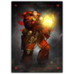 تابلو عکس گیمینگ وار همر - اسپیس مارینز (عمودی) Space Marines-023