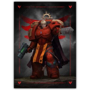 تابلو عکس گیمینگ وار همر - اسپیس مارینز (عمودی) Space Marines-024