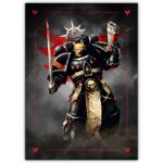 تابلو عکس گیمینگ وار همر - اسپیس مارینز (عمودی) Space Marines-025