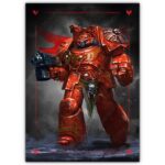 تابلو عکس گیمینگ وار همر - اسپیس مارینز (عمودی) Space Marines-026