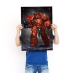 تابلو عکس گیمینگ وار همر - اسپیس مارینز (عمودی) Space Marines-026 - Image 3