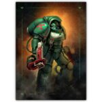تابلو عکس گیمینگ وار همر - اسپیس مارینز (عمودی) Space Marines-027