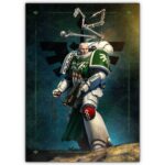 تابلو عکس گیمینگ وار همر - اسپیس مارینز (عمودی) Space Marines-028