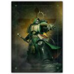 تابلو عکس گیمینگ وار همر - اسپیس مارینز (عمودی) Space Marines-030