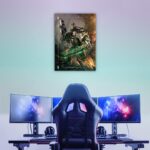تابلو عکس گیمینگ وار همر - اسپیس مارینز (عمودی) Space Marines-031 - Image 6