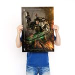 تابلو عکس گیمینگ وار همر - اسپیس مارینز (عمودی) Space Marines-031 - Image 3