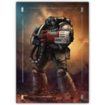 تابلو عکس گیمینگ وار همر - اسپیس مارینز (عمودی) Space Marines-034