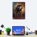 تابلو عکس گیمینگ وار همر - اسپیس مارینز (عمودی) Space Marines-034 - Image 2