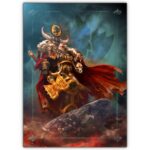 تابلو عکس گیمینگ وار همر - اسپیس مارینز (عمودی) Space Marines-035