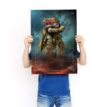 تابلو عکس گیمینگ وار همر - اسپیس مارینز (عمودی) Space Marines-038 - Image 3
