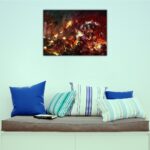 تابلو عکس گیمینگ وار همر - (افقی) Warhammer 40000 Art-001 - Image 6