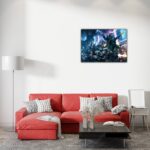 تابلو عکس گیمینگ وار همر - (افقی) Warhammer 40000 Art-002 - Image 3