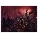تابلو عکس گیمینگ وار همر - (افقی) Warhammer 40000 Art-005