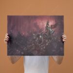 تابلو عکس گیمینگ وار همر - (افقی) Warhammer 40000 Art-005 - Image 4