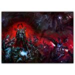 تابلو عکس گیمینگ وار همر - (افقی) Warhammer 40000 Art-006