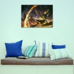 تابلو عکس گیمینگ وار همر - (افقی) Warhammer 40000 Art-007 - Image 6