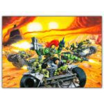 تابلو عکس گیمینگ وار همر - (افقی) Warhammer 40000 Art-008