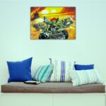 تابلو عکس گیمینگ وار همر - (افقی) Warhammer 40000 Art-008 - Image 6