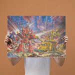 تابلو عکس گیمینگ وار همر - (افقی) Warhammer 40000 Art-009 - Image 4