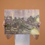 تابلو عکس گیمینگ وار همر - (افقی) Warhammer 40000 Art-011 - Image 4