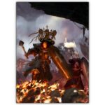 تابلو عکس گیمینگ وار همر - (عمودی) Warhammer 40,000 Art-013