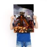 تابلو عکس گیمینگ وار همر - (عمودی) Warhammer 40,000 Art-013 - Image 3
