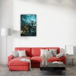 تابلو عکس گیمینگ وار همر - (عمودی) Warhammer 40,000 Art-014 - Image 7