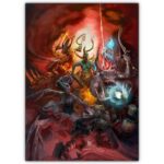 تابلو عکس گیمینگ وار همر - (عمودی) Warhammer 40,000 Art-015