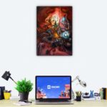 تابلو عکس گیمینگ وار همر - (عمودی) Warhammer 40,000 Art-015 - Image 2