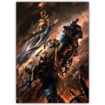 تابلو عکس گیمینگ وار همر - (عمودی) Warhammer 40,000 Art-016