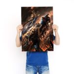 تابلو عکس گیمینگ وار همر - (عمودی) Warhammer 40,000 Art-016 - Image 3