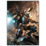 تابلو عکس گیمینگ وار همر - (عمودی) Warhammer 40,000 Art-017
