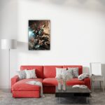 تابلو عکس گیمینگ وار همر - (عمودی) Warhammer 40,000 Art-017 - Image 7