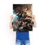 تابلو عکس گیمینگ وار همر - (عمودی) Warhammer 40,000 Art-017 - Image 3